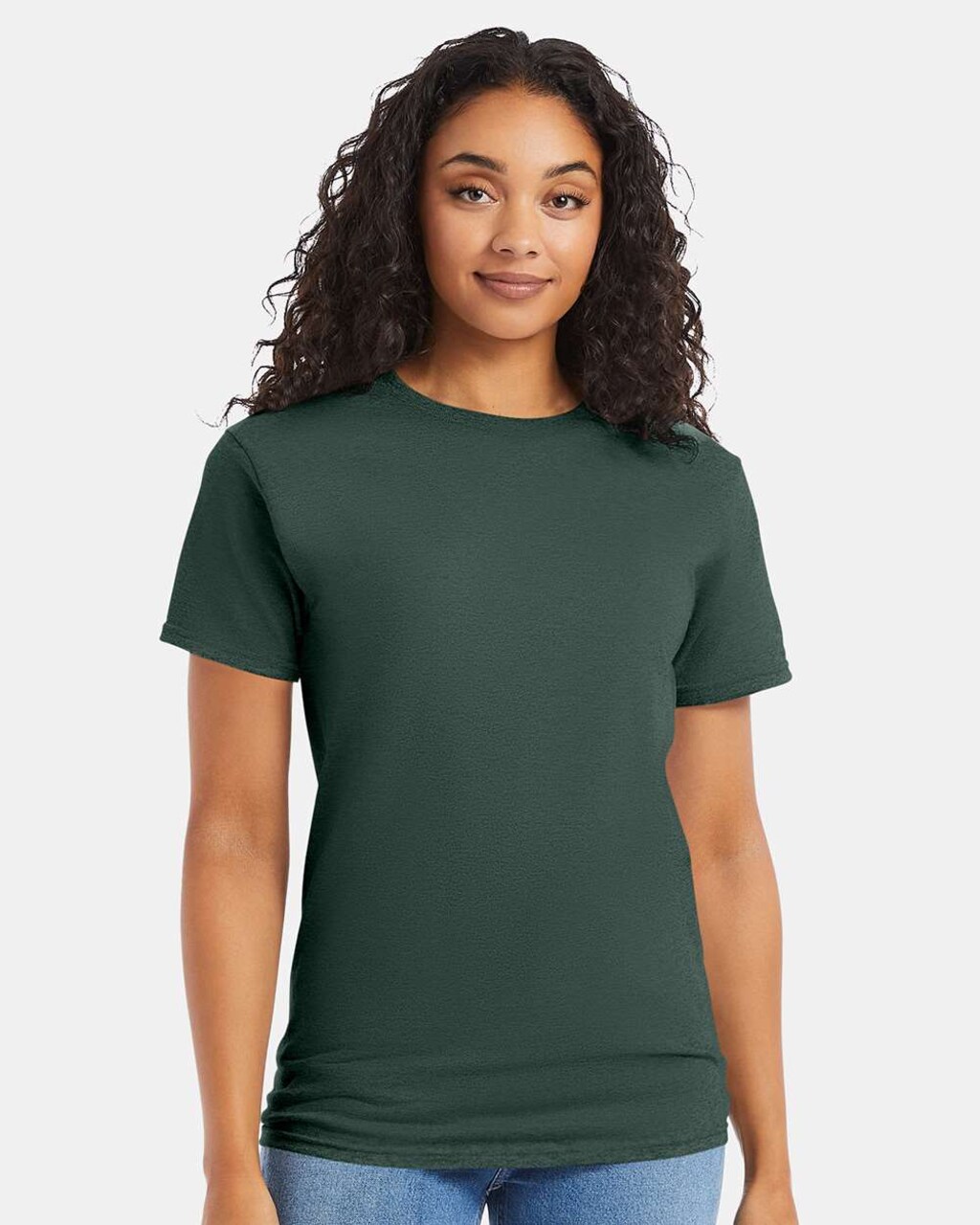 Hanes Unisex Classic Fit Crewneck Cotton T Shirt For Everyday Casual Tee